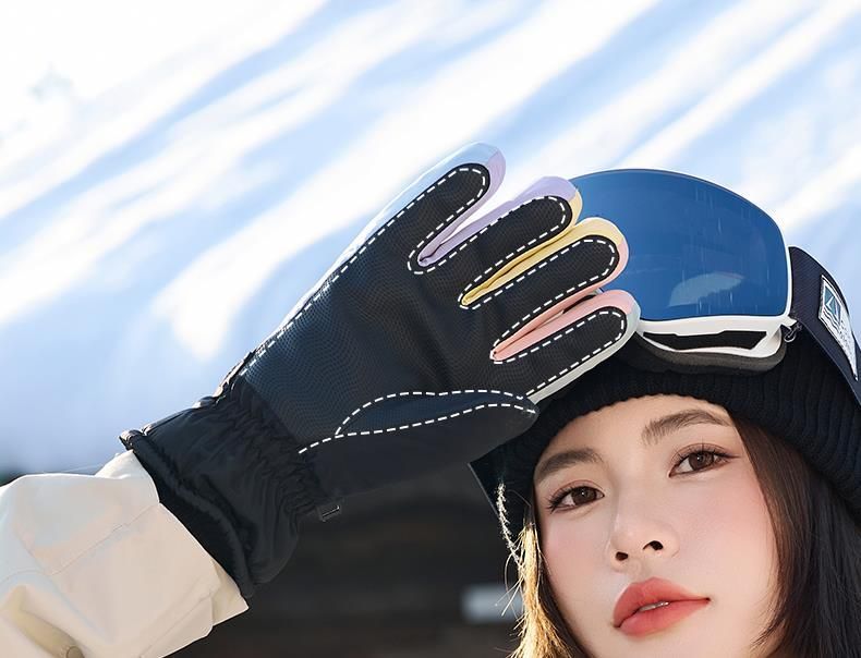 2024 Winter New Ski Gloves Thickened Riding Waterproof, Windproof, Cold Outdoor Touchscreen Motorcycle With Velvet For_voghion.com
