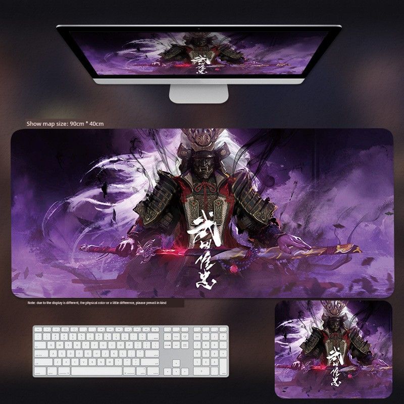 Yongqiu Seamless Mouse Extra Large Thickened E-Sports Game Computer Keyboard Pad Naraka Secondary Dimension Desktop Mat_voghion.com