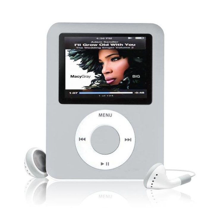 MP4 de alta qualidade com fones de ouvido, tela LCD de 1,8 polegadas, mídia, videogame, filmes, rádio FM, reprodutor de música MP4 de 3ª geração_voghion.com
