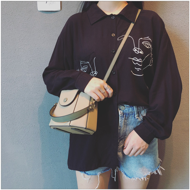 Borsa da donna nuova moda, borsa a secchiello semplice e versatile, borsa da donna monospalla e a tracolla per minoranze_voghion.com