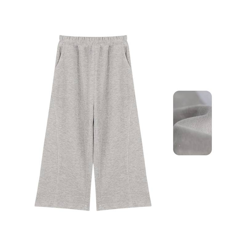 Pantaloni a gamba larga per bambini, casual, versatili, mini, spessi, per genitori e bambini_voghion.com