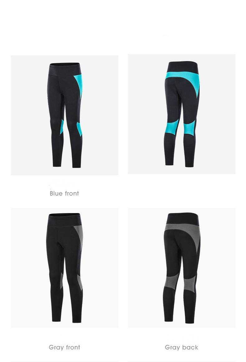 Pantalones largos de buceo de 2 mm, traje de surf de dos piezas para hombre, resistente al frío y al calor, ideal para barranquismo y esnórquel, bañador de secado rápido._voghion.com