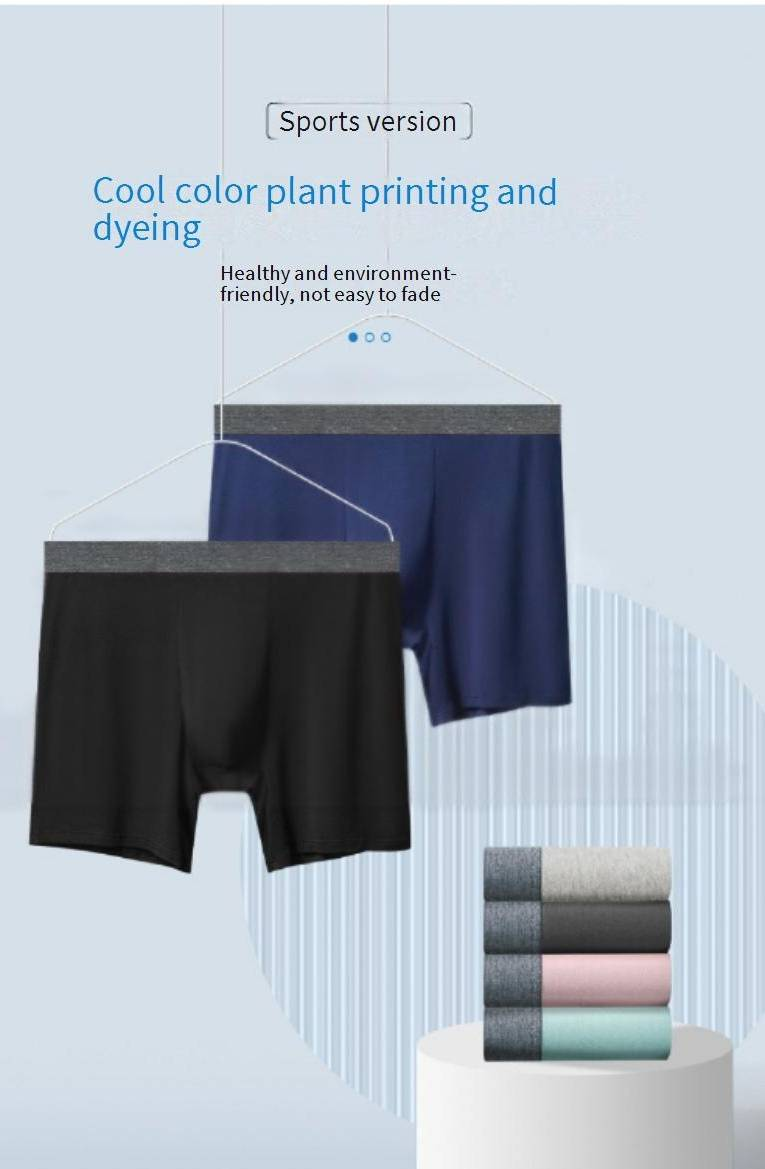 Men's Underwear Large Size Sports Briefs Boxer Briefs High Waisted And Long Running Pants That Are Sweat Absorbent Breathable And Wear Resistant_voghion.com
