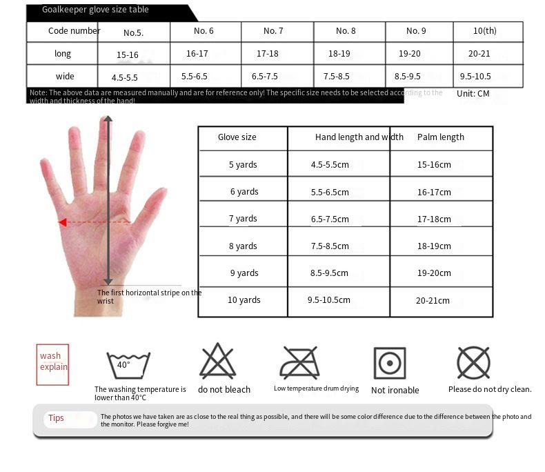 Football Goalkeeper Full Latex Gloves For Primary And Secondary School Students Competitions Yu Series 3.0 Wear Resistant And Sticky_voghion.com