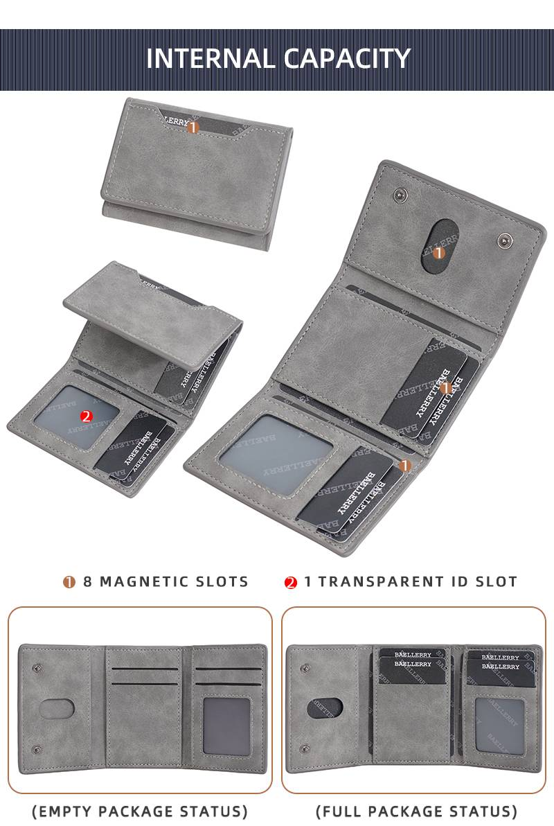 Kartenpaket, Dokumententasche, Mehrfachkartensteckplatz, Drei-Folter-Sand-Kartenpaket, Kartenhalter, Dokumentenaufbewahrungstasche_voghion.com