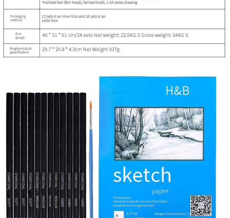 71-teiliges Skizzen-Buntstiftset – Aquarell- und Ölstifte zum Zeichnen, Skizzieren und für professionelle Kunstwerke_voghion.com