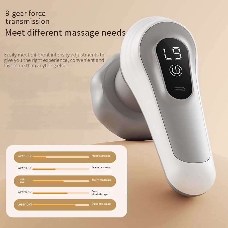Pistolet de massage professionnel pour tissus profonds, pour la relaxation musculaire et l'amincissement du corps - Masseur à percussion portable pour la maison et la salle de sport_voghion.com