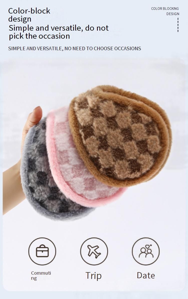 Winterwarme Fleece-Ohrenschützer für Damen und Herren – faltbar, verstellbar, winddichter Gehörschutz für Outdoor-Aktivitäten, Radfahren und kaltes Wetter_voghion.com