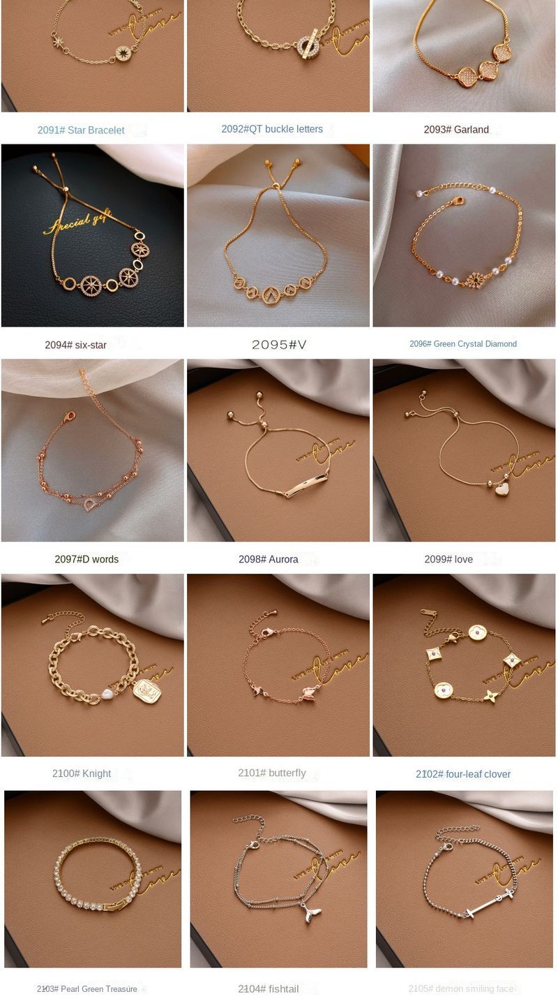 Braccialetto coreano Joker Pearl da donna in stile Ins, in acciaio al titanio di alta qualità, per coppie, gioielli_voghion.com