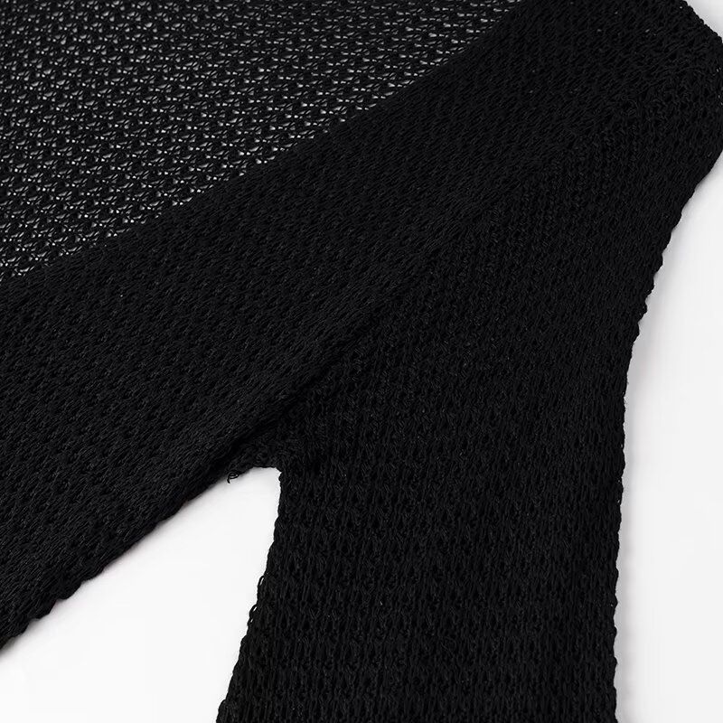 Robe longue à boucle et col en V pour femme, nouvelle collection automne/hiver 2024_voghion.com