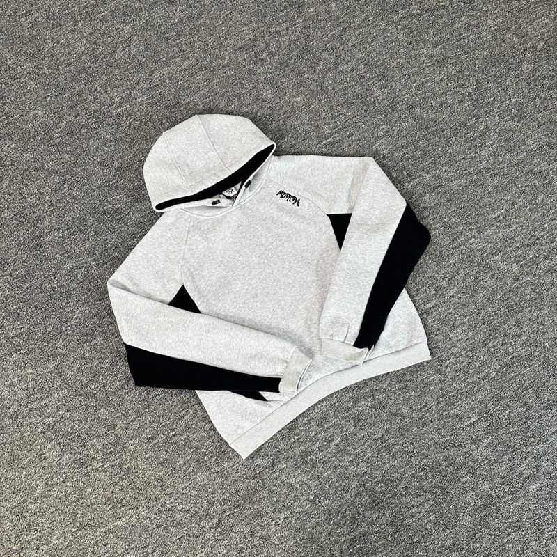 Mertra Patchwork Stickerei Fleece High Street Lose Unisex Fledermausärmel Hoodie Sweatshirt Lässiges Langes Hosenset_voghion.com