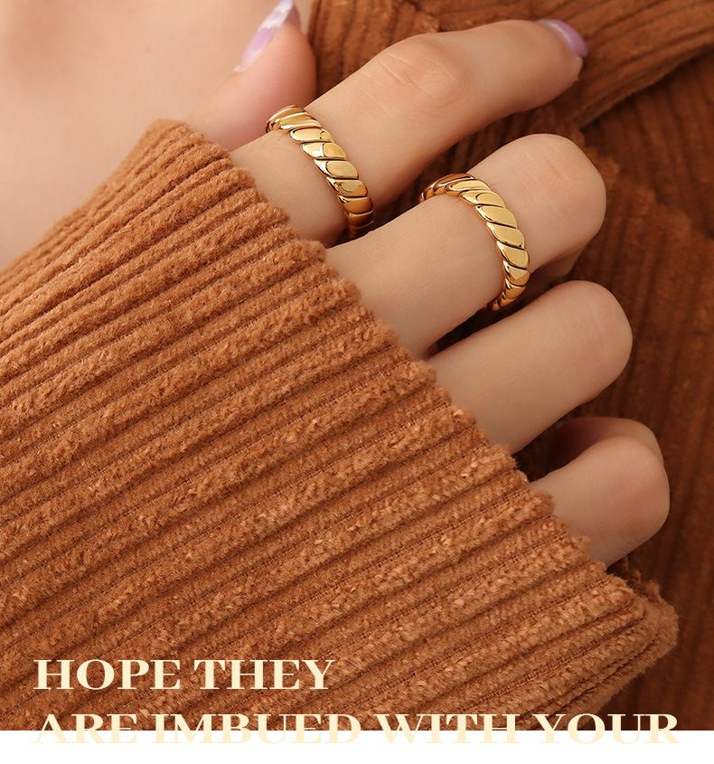 Marka kald stil falmer ikke nisjedesign geometrisk vanlig ring roterbar ring A303_voghion.com