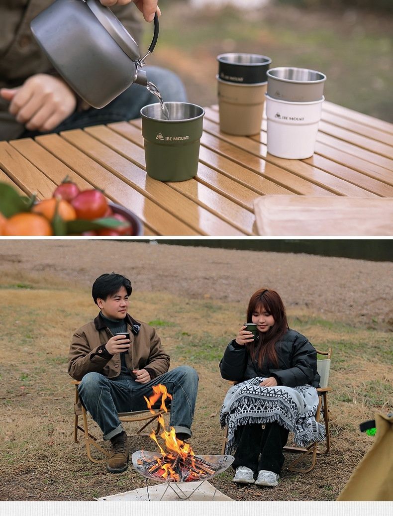 Schwalbe aus Edelstahl 304 für den Außenbereich – Bierkrug, Kaffeetasse, Stufenbecher für Camping. Großhandel für Wasser- und Getränkebecher._voghion.com
