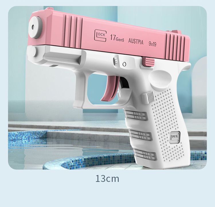 Pistola de agua eléctrica Glock para niños, juguete de pistola de agua de combate Glock_voghion.com