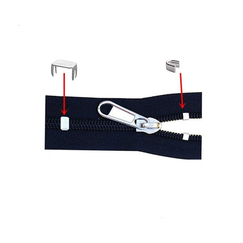 Nr. 5 metāla rāvējslēdzēja galviņas apģērbu remonta rāvējslēdzēja galviņas sveķu neilona rāvējslēdzēja piederumi_voghion.com