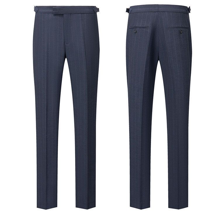 Roupas masculinas slim para negócios, casual, estúdio de fotografia, terno de casamento, conjunto de três peças_voghion.com