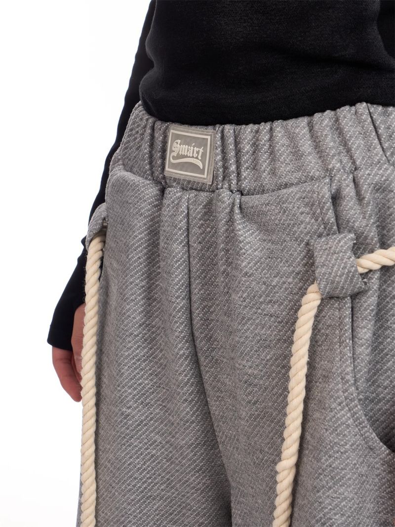Men's Clothing Style Trendy Retro Sports Pants Women's Wide Leg Scimitar Pants Spring And Autumn New Loose Casual Sweatpants Straight Mopping Pants_voghion.com