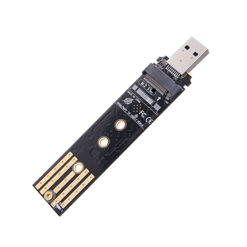 NVMe Ngff SSD Solid State zu Usb3.1typc-a Adapter Festplattenbox M.2 Dual Protocol Bare Card Direktstecker_voghion.com