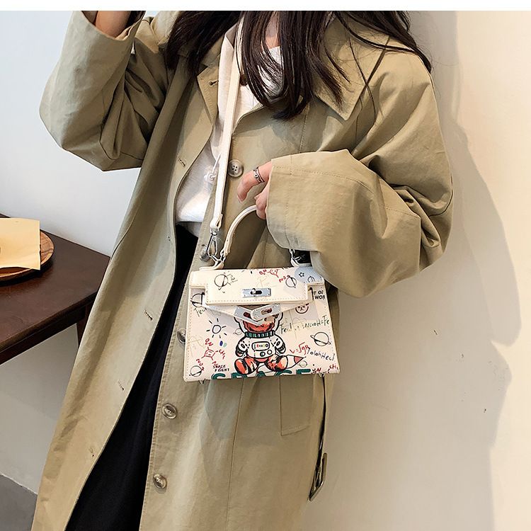 Borsa a tracolla elegante, piccola borsa quadrata_voghion.com