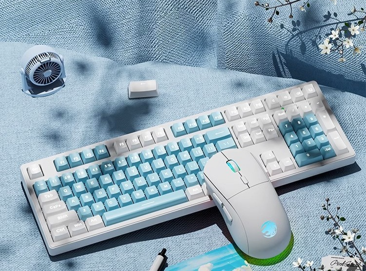 Forerunner MT87/MT108 Wireless Bluetooth Three-Mode Mechanical Keyboard High Aesthetic Office Gaming Dedicated_voghion.com