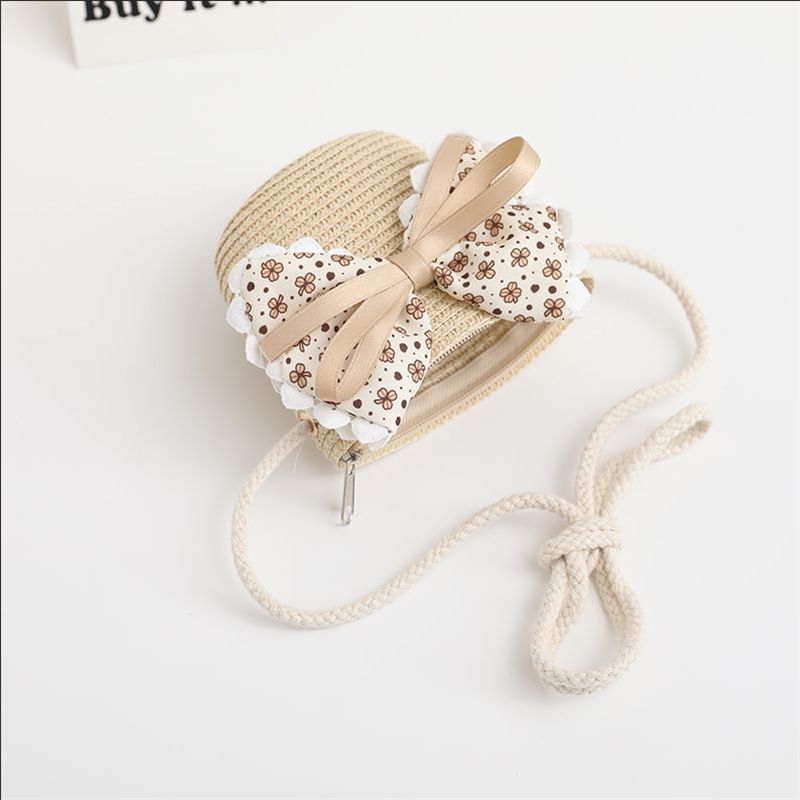 Borse in paglia per bambini, neonati estivi, ragazze all'aperto, cappelli, cappelli da sole da principessa_voghion.com