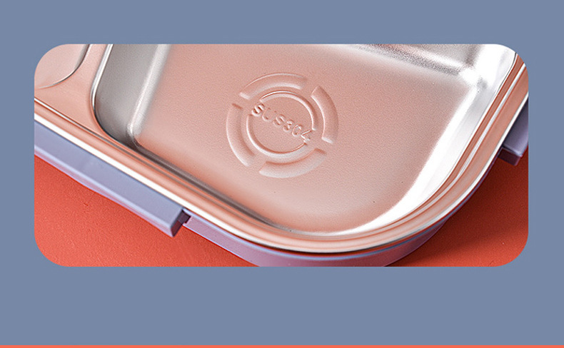 304 stainless steel lunch box with insulation, portable for office students, large capacity partition, microwave oven heating, portable lunch box_voghion.com