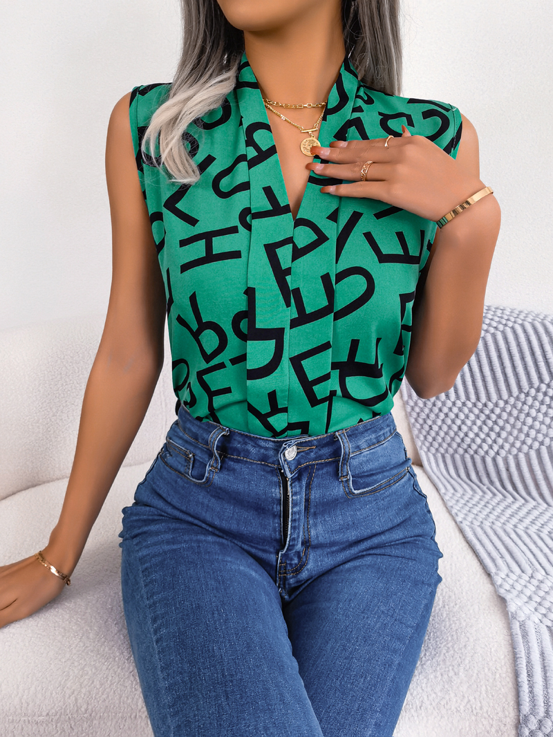 Tops voor dames Trendy grafische workout-tops Oversized Y2K-tops met korte mouwen Chiffon zomerblouses Boho-shirts Formele tuniek_voghion.com