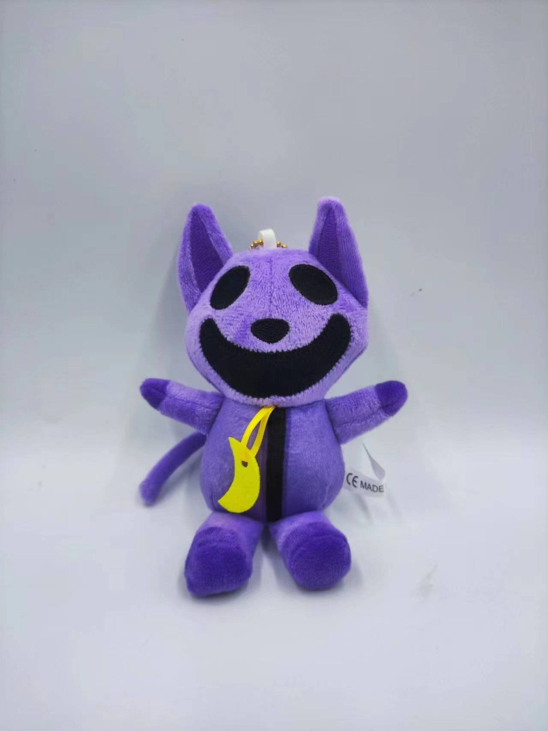 Creepy-Cute Purple Cat Plush Toy – Bulk Order Horror-Themed Stuffed Animal With Ultra-Soft Fabric & PP Cotton Filling_voghion.com