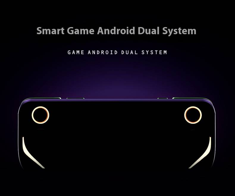 E6plus Dual System Handheld Game Console With 5-inch HD Touchscreen, Retro Gaming Portable Device For Classic & Modern Games_voghion.com