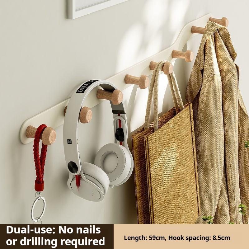 Ganchos de pared sin taladro: ahorra espacio en la puerta y la pared para abrigos, sombreros y bolsos (varios estilos y opciones de ganchos, hierro resistente a la oxidación)_voghion.com