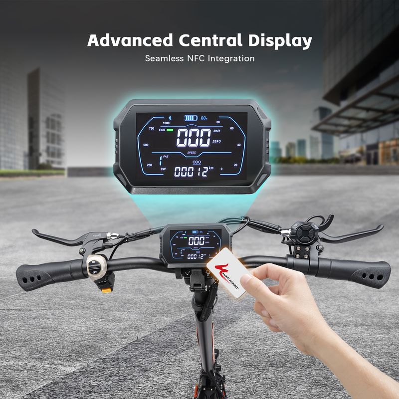 Halo KnightT102 Electric Scooter For Adult 1200W 10'' With 52V 21Ah Battery_voghion.com