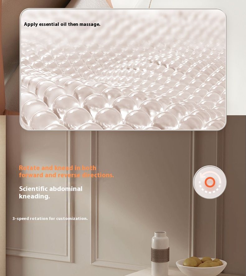 Ceinture de massage abdominale Bian Stone - Chauffage et vibration automatiques pour la digestion, la relaxation et l'amincissement_voghion.com