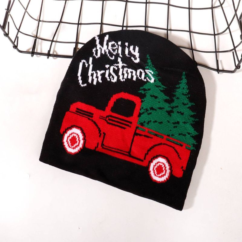 Berretto natalizio in maglia – Cappello invernale foderato in pile con disegni di renne/pupazzo di neve/Babbo Natale (unisex, tesa pieghevole, morbido e caldo per l'esterno)_voghion.com