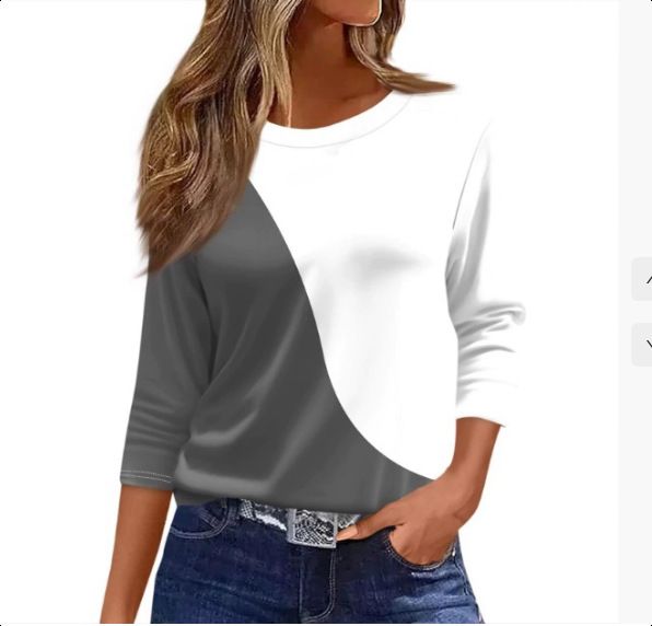 Festival-Ready 3D Print T-Shirt – Flowy Round-Neck Mid-Sleeve Top With Vibrant Holiday Designs ( Polyester Blend For Easy Care & All-Day Comfort)_voghion.com
