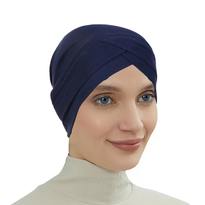 Crossover i panna för kvinnor Mjuk, fashionabel och mångsidig hatt med pannband Pulloverhatt för alla årstider_voghion.com