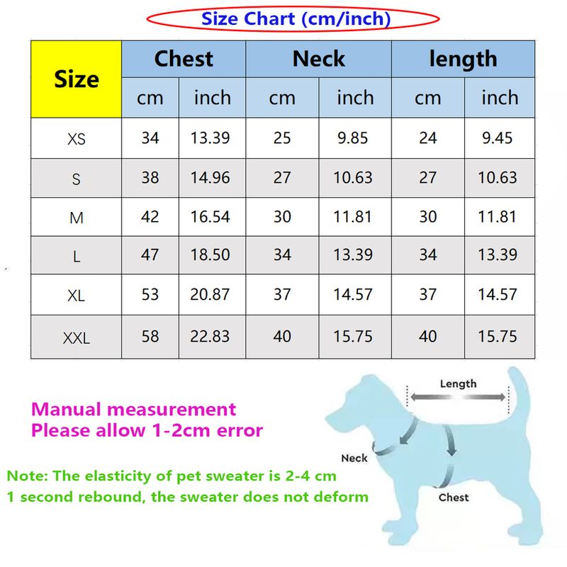 Fashionable Dog Sweater For 1-10kg Double Layer Thickening Autumn And Winter Warm High Elastic French Bulldog Pet Clothes_voghion.com