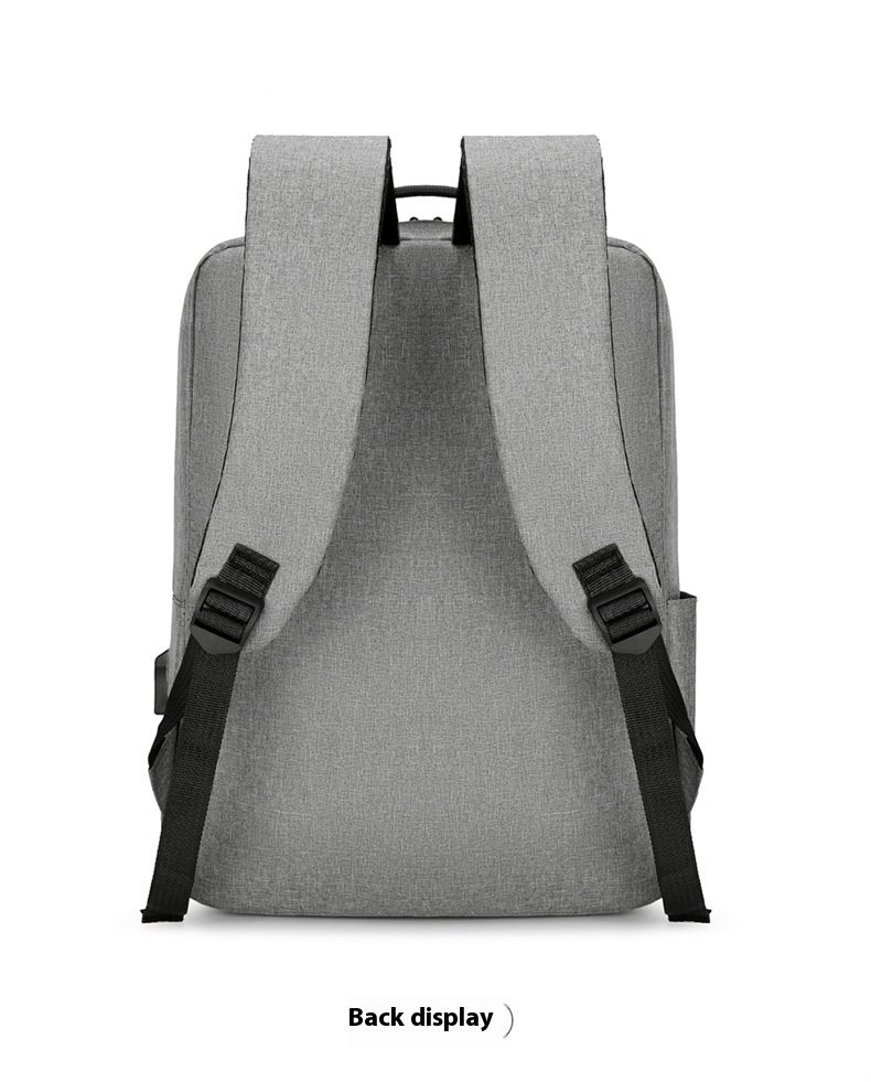 Herren neuer einfacher und großer Business-Computer-Rucksack für Outdoor-Reisen, Mode, Freizeit, Studenten_voghion.com