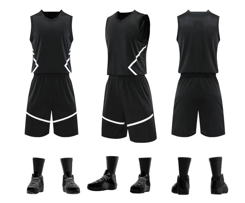 Ensemble de maillots de basket-ball américains 2023 pour hommes, maillot d'été imprimé pour entraînement et compétition, uniforme d'équipe d'étudiants_voghion.com