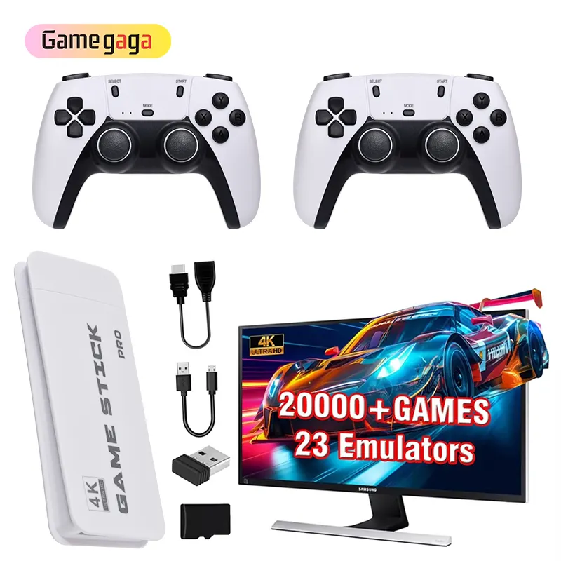 Manette de jeu S 4k Station 64 Go 20 000 2,4 pouces pour PS1_voghion.com