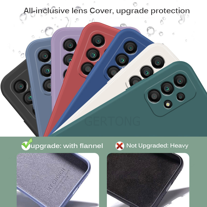 Samsung Galaxy A53 5G korpusam Kvadrātveida silikona tālruņa vāciņš priekš Galaxy A52 A52S A32 A73 A72 A71 A51 4G 5g korpusa aizmugures vāciņš_voghion.com