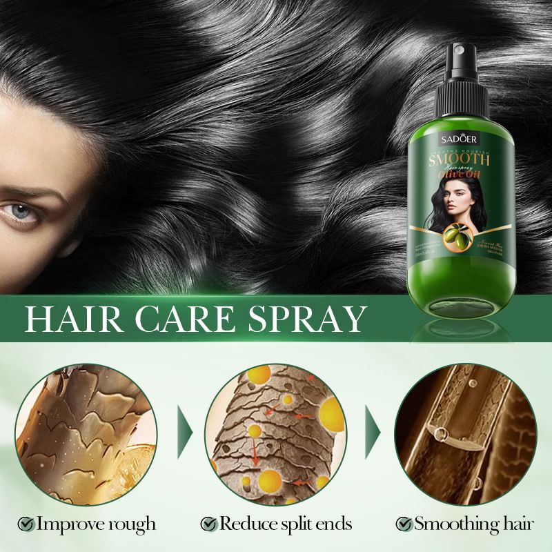 Full English SADOER Olive Smooth Nourishing Moisturizing Nutritional Hair Spray_voghion.com