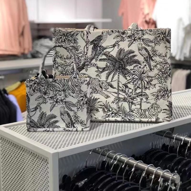Borsa a mano Super Fire 2025, nuova borsa invernale in cotone e lino con ricamo jacquard, grande capacità, a tracolla_voghion.com