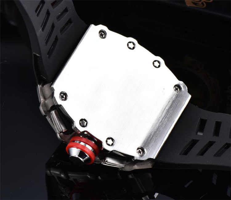 2023 New Hot Selling Diamond Set Business Six Pin Running Second Barrel Quartz Watch Men's Fashion Watch_voghion.com