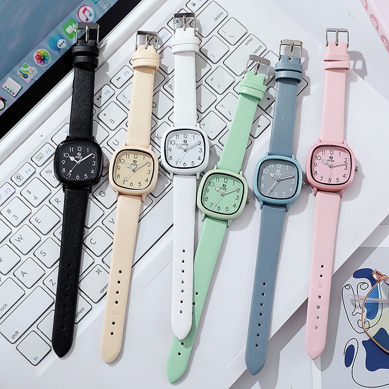 Internet Celebrity Square Watch For Women Ins Style White High Value Junior High School Students Korean Version Simple_voghion.com