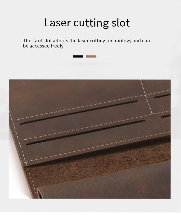 Men’s Bags Multifunctional Trifold Wallet Men's Genuine Leather Retro Clutch Bag Popular Large Capacity Crazy Horse Leather Long Wallet_voghion.com