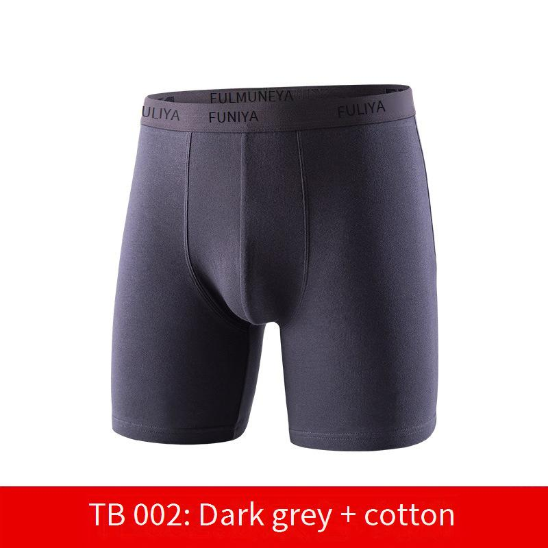 Roupa íntima masculina de algodão puro, roupa íntima antidesgaste estendida para pernas, tamanho grande, 200 libras, verão, virilha respirável, sem virilha, calças grandes para esportes_voghion.com