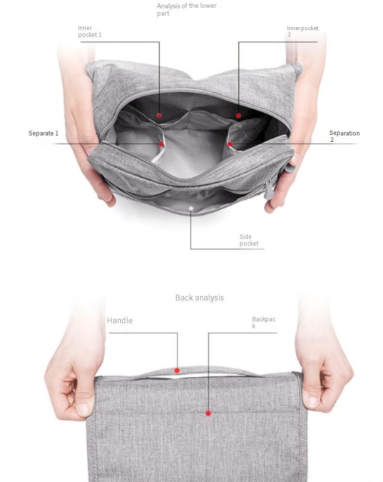 Storage Bags Cationic Hook Toiletry Bag Multifunctional Toiletry Bag Storage Bag Hanging Toiletry Bag Cosmetic Bag Large Capacity_voghion.com