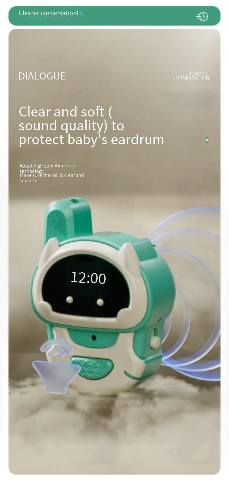 Walkie Talkie para niños, reloj de larga distancia, intercomunicador inalámbrico, juguete para exteriores e interiores, buscapersonas, interacción entre padres e hijos._voghion.com