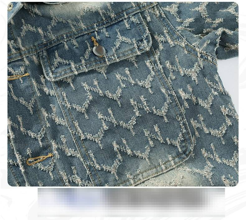 Herbst Neue Jeansjacke Herren Loose Casual Trendy Dickes Oberteil Vielseitige bequeme Außenhandels-Jacquardjacke_voghion.com