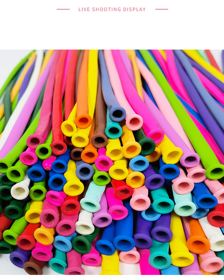 Professionelle Magic Twist-Ballons – 200er-Packung Latex-Modellierballons für Partydekoration, Tiermodellierung und Kinderbasteln (28–30 cm, je 1,8 g)_voghion.com